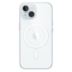 Coque en Silicone avec MagSafe iPhone 15 Plus Transparente (Apple) — Apple · Smarty Paris 18e